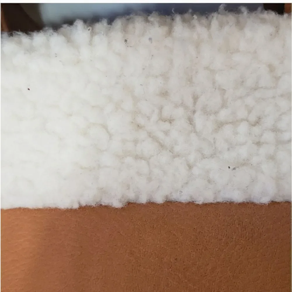 NANETTE LEPORE Sherpa & Vegan Faux Leather 2 In 1 Crossbody Or Hand Bag